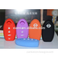 good quality multicolor printing pattern silicone key caps keychain